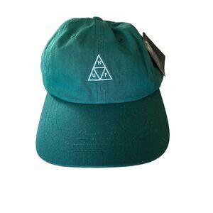 Huf men’s NWT essential TT dad hat, jade green adjustable